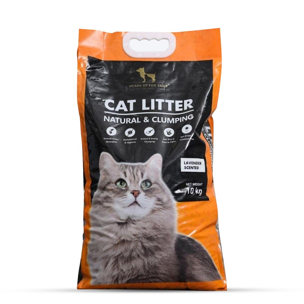 Heads Up For Tails Cat Litter Natural & Clumping - Lavender Scented - 10 kg (B08D37SCNP) Amazon Price History, Amazon Price Tracker