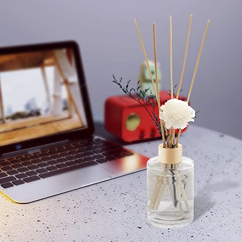 VFULIE 100 Pieces Reed Diffuser Sticks, Natural Wood Rattan Reed Sticks Aroma Diffuser Sticks Replacement for Aroma Fragrance Essential Oil Diffuse (Primary Colour) - Image 7