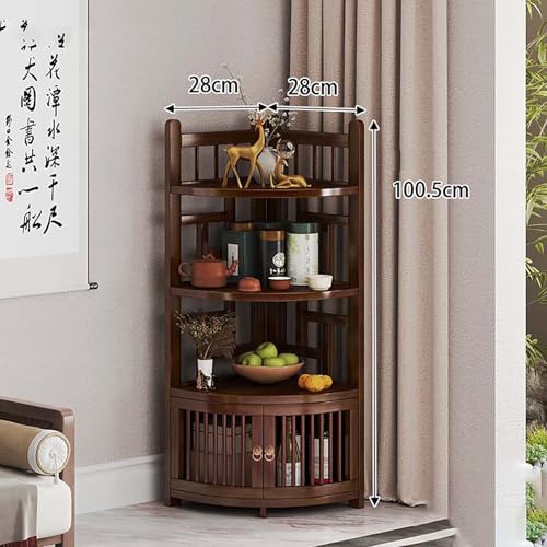 Buffet d'angle incurvé pour optimiser les petits salons encombrés - 3