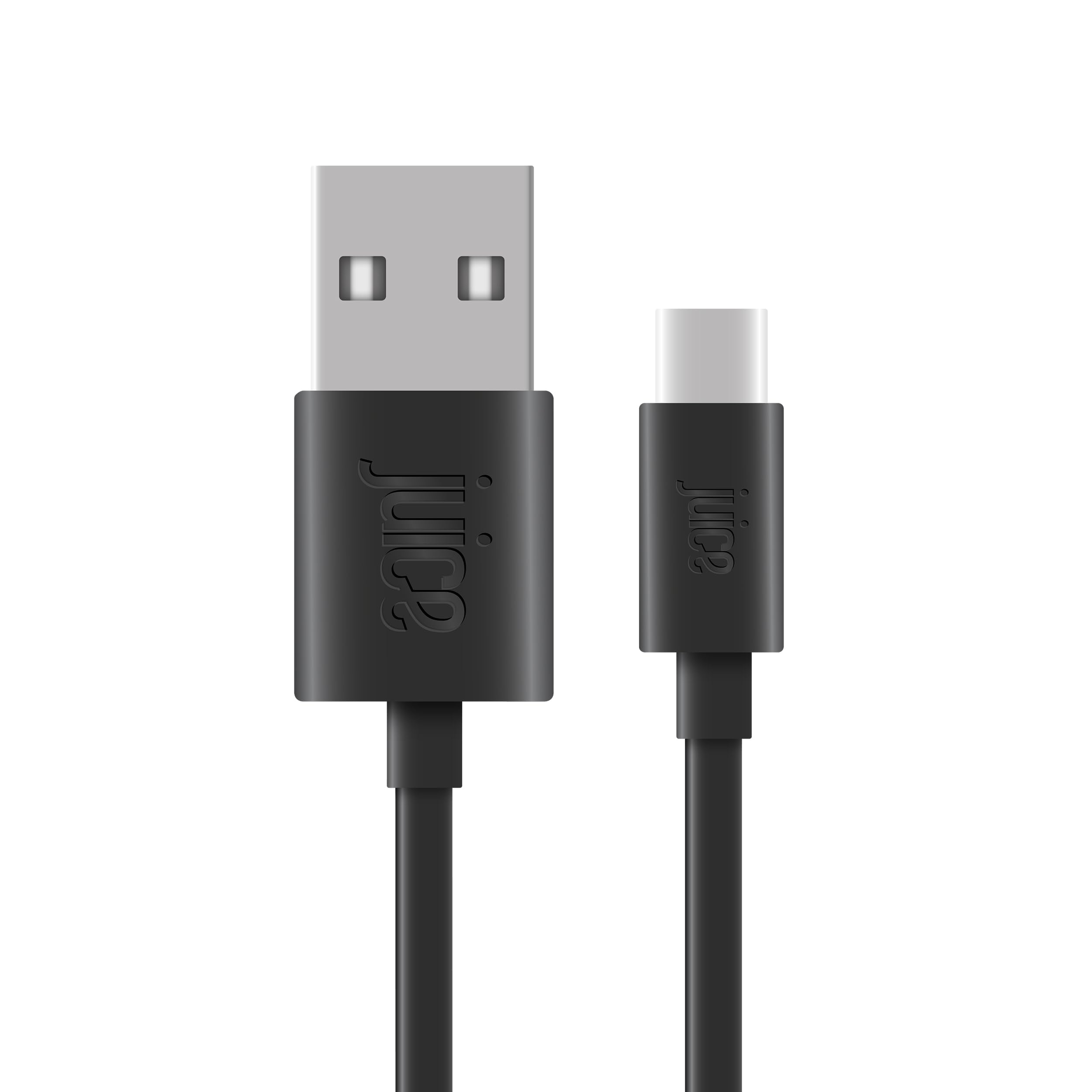 Cavo Juice USB Tipo C 2m - Ricarica Rapida E Sincronizzazione USB 3.1, 3A, Nero Intrecciato