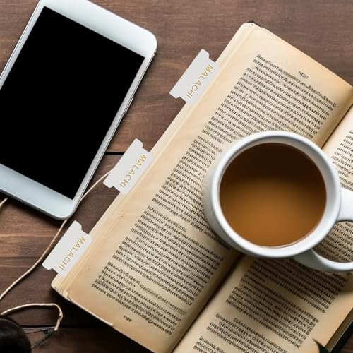 Onglets indexation facile pour la Bible - Kit de 80 intercalaires d'étude - 4
