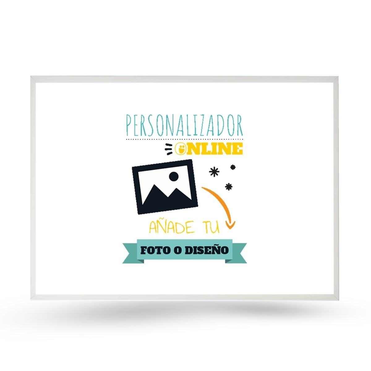 Póster Personalizado Alta Definición | Regalo Personalizado con Foto | Accesorios Decorativos para el Hogar | Impresión en Papel Fotográfico | Cuadro Lienzo personalizado (Sin marco, 50x70 CM)