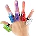 Produktbild infactory LED Finger: Bunte LED-Fingerlichter im 5er-Set (Blinkender Ring)