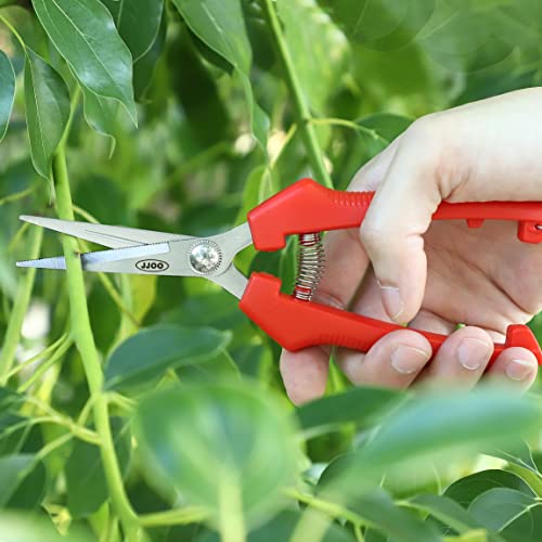 4 Pcs Garden Shears, Stainless Steel Garden Scissors With Pp Handle, Heavy Duty Hand Garden Clippers, Pruning Shears For Flowers, Plant, Floral And Bonsai #TOP7