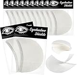 MAQIHAN 120PCS Eyeshadow Shields Eye shadow Tape for Eye Makeup Pads Stickers Professional Prevent Lint Free Gel Pad for Eyeliner Eyelash Extensions and Lip(2.75 x 1.97 Inch)