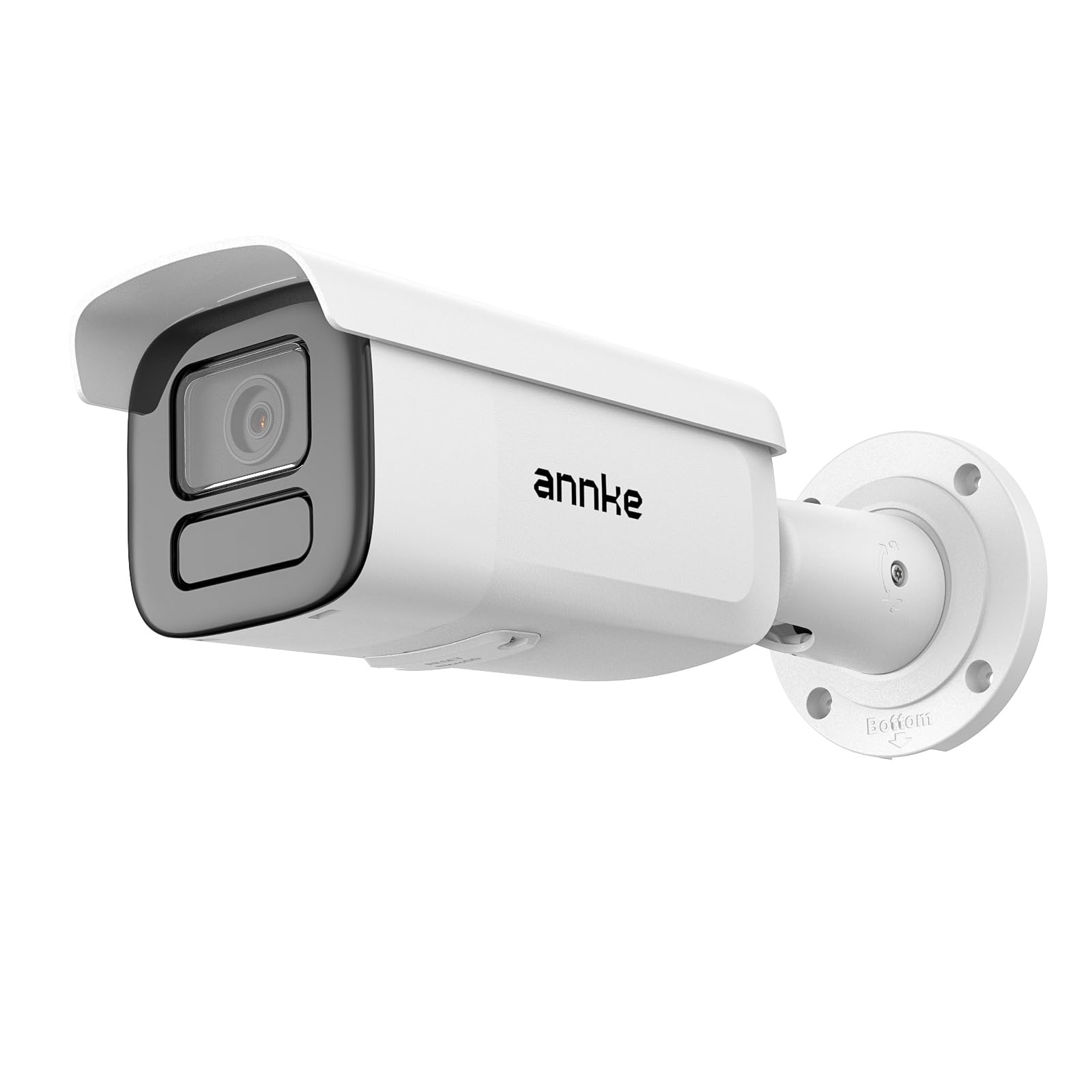 ANNKE SLPR400 – 4MP AcuSense Varifocal Bullet Netzwerkkamera mit Variabler Brennweite, Kennzeichenerkennung, Bewegungserkennung 2.0, H.265+, IK10-Vandalismusschutz und IP67, Ganzmetallgehäuse