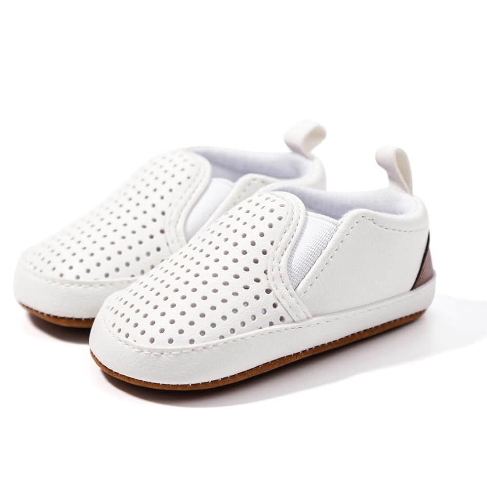 6 to 12 Months Baby Boys & Girls Synthetic Leather Sneaker Shoes,Infant Slip On Booties-BT4617-image-3