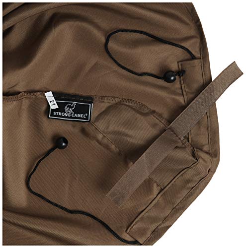 BenefitUSA Brown Double Tier Replacement 10'X10'Gazebo Canopy top Patio Pavilion Cover Sunshade plyester