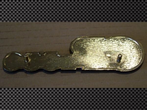 GPz400 エンブレム 金属製 カワサキ（Kawasaki） ☆金属製☆ 純正 タンク エンブレム メッキ L