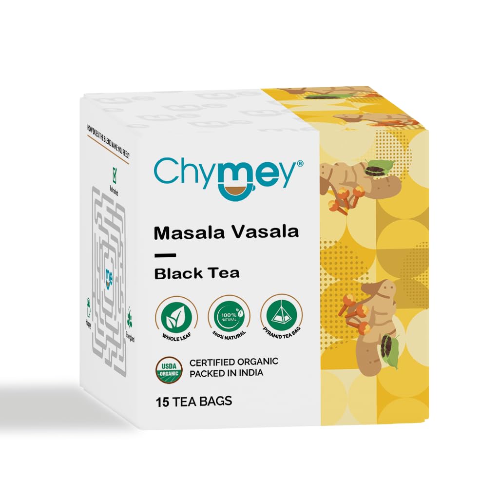 Chymey | Organic Black Teas (Pyramid Tea Bags) (Masala Vasala Black Tea)