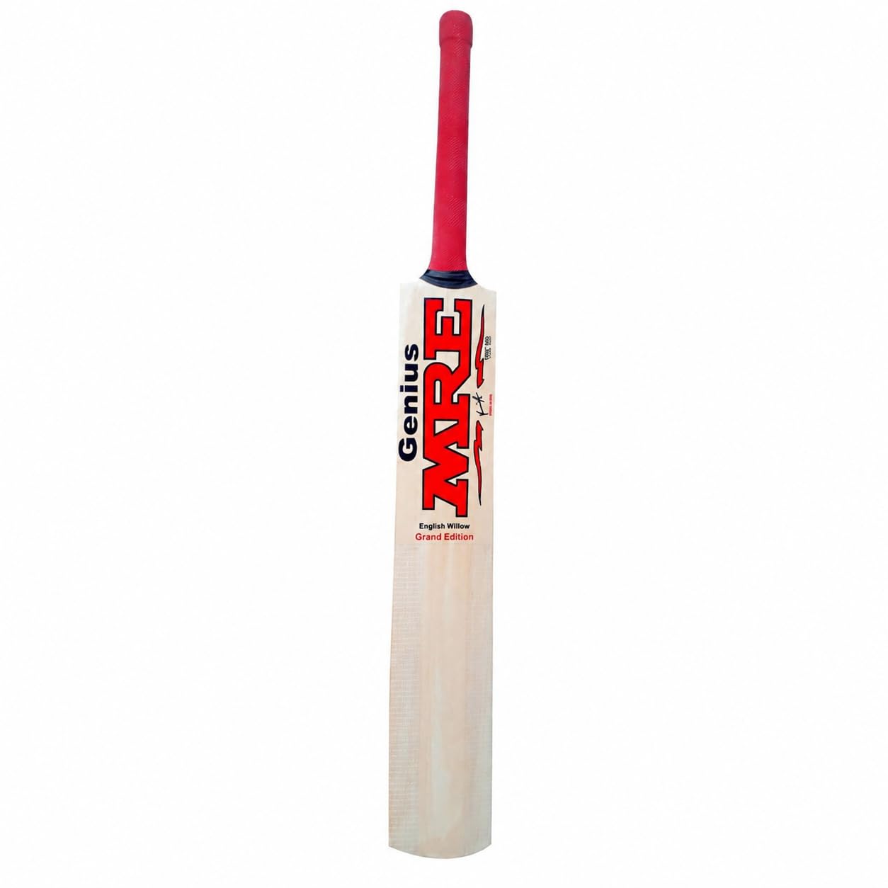 Genius MRE Premium Popular Willow Wooden Cricket Bat | Lightweight Balanced Power Performance Bat for Tennis Ball | Durable & High-Impact Stroke Control - 73 CM | Size 4 for 7-8 Years | Junior Bat-image-24