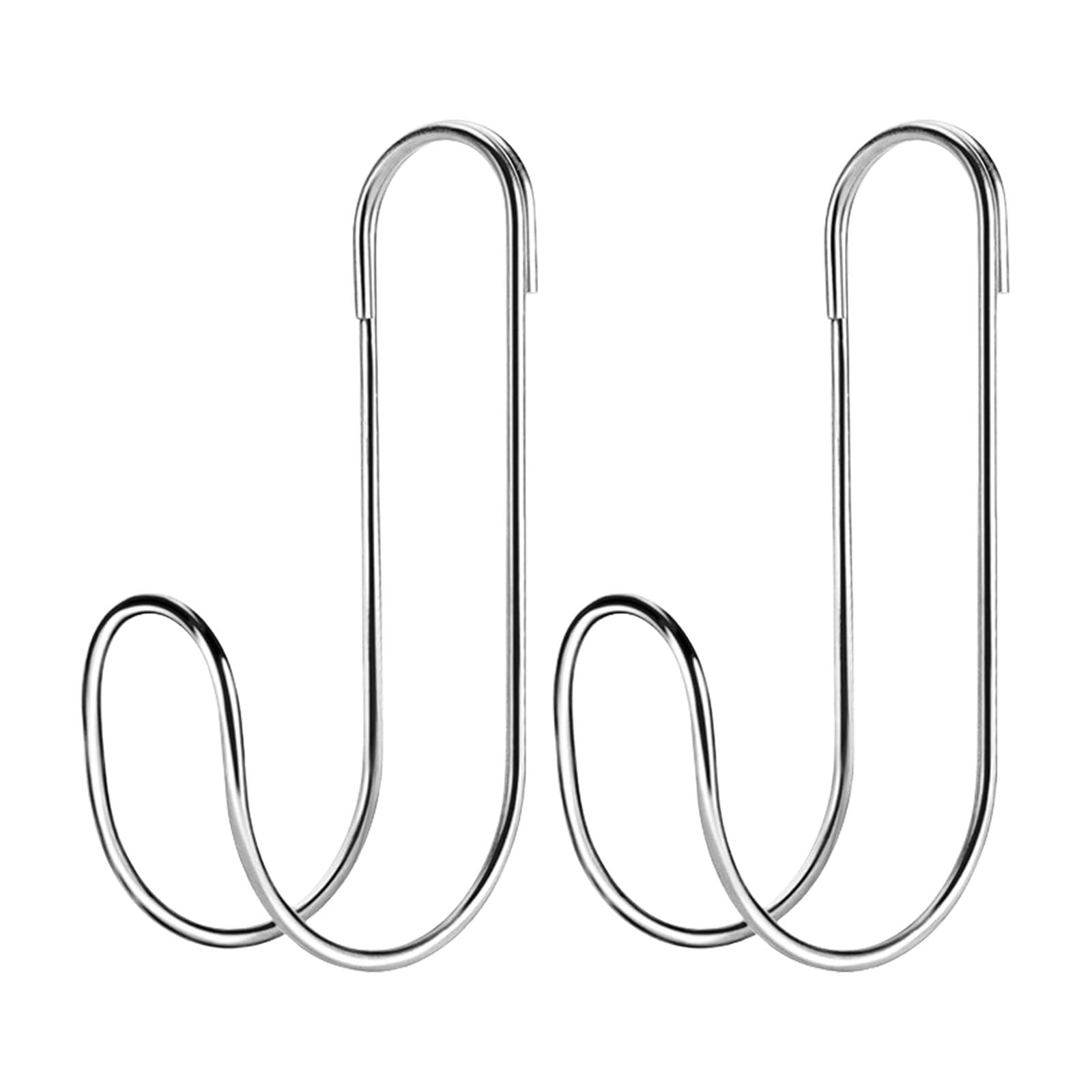 Crochet pour tuyau d'arrosage suspendu solide - Lot de 2 supports muraux inox pour garage