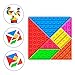 Tangram Puzzle, puzzle sensoriale ed educativo di esplosione delle bolle antistress rilassante Push Pop per bambini e adulti