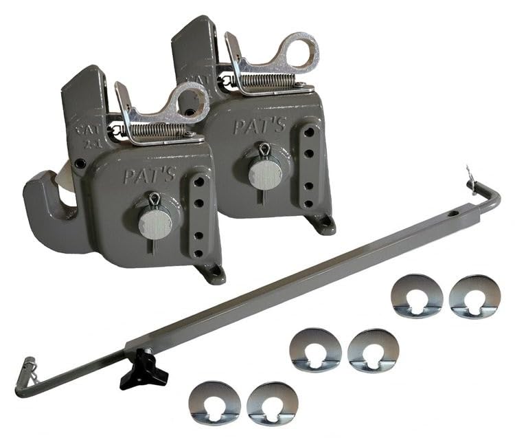 Pats Easy Change Quick Hitch for Category 2 Tractors and Category 1 Implements (with Stabilizer Bar)