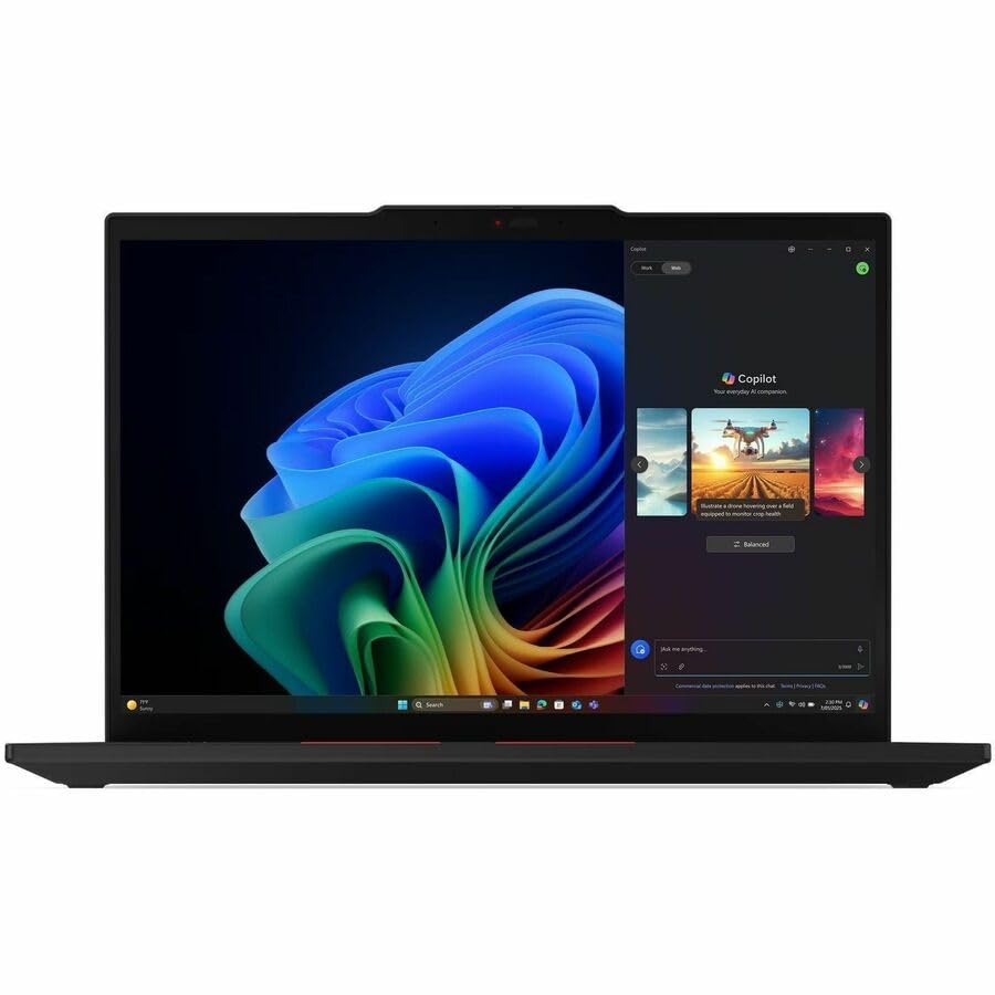 Image of Lenovo ThinkPad T14 Gen 6 21QG004XUS 14 inch Copilot+ PC Notebook - WUXGA - 60 Hz - Intel Core Ultra 5 2nd Gen 226V - 16 GB - 256 GB SSD - English Keyboard - Black
