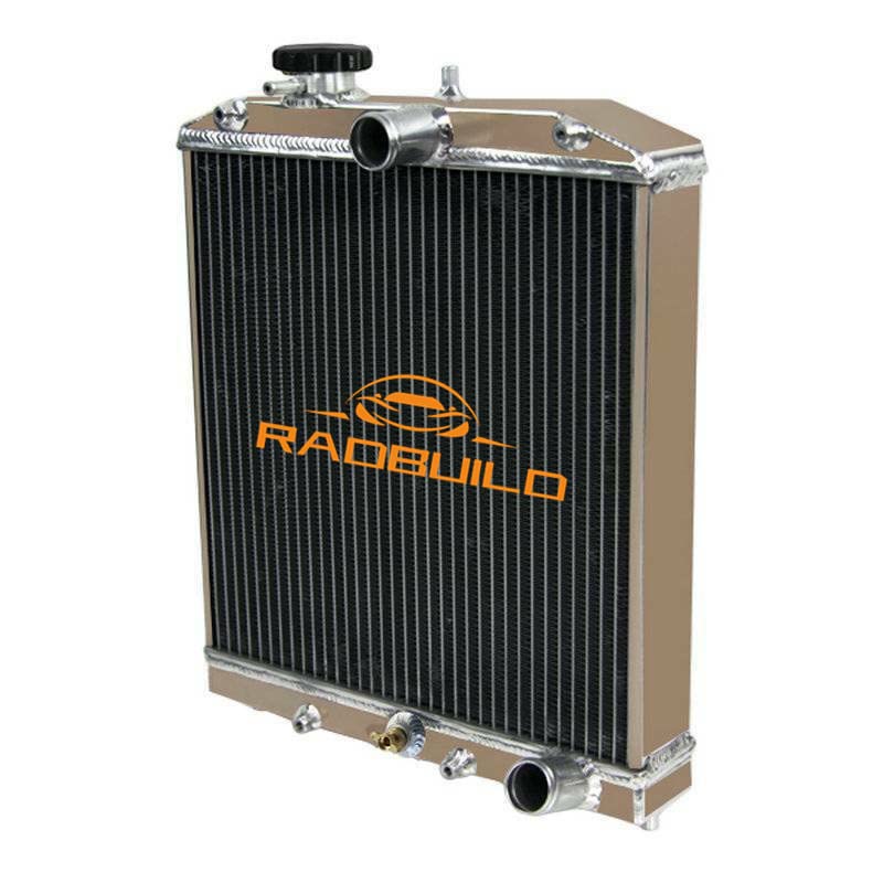 4 Row Aluminum Radiator Fit 1995-2000 Honda Civic & 1994-2001 Acura Integra 1.5L 1.6L 1.8L L4 GAS, 4 Row Radiator