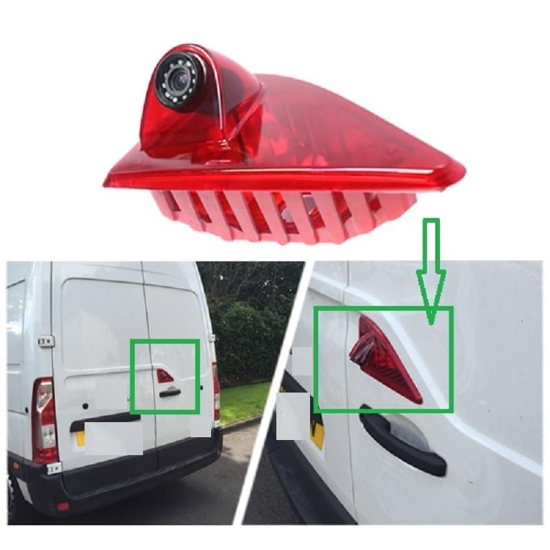 Cámara De Marcha Atrás SIXWIN Para Nissan NV400 / Opel Movano / Renault Master (2010-2016), 140° Gran Angular, Visión Nocturna, IP67 Impermeable, Conexión Por Cable, Fácil Instalación