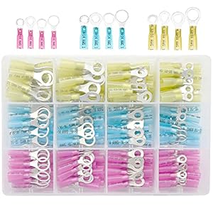 Ruidee XDZ-RS-R Schrumpfringklemmen 200 Stück