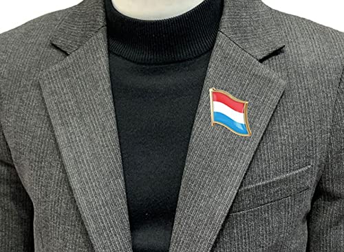 Image of vmcoatdu Country Flag Pin Badge International Travel Brooch Metal Alloy Souvenir Pin for Hat Clothes Backpack