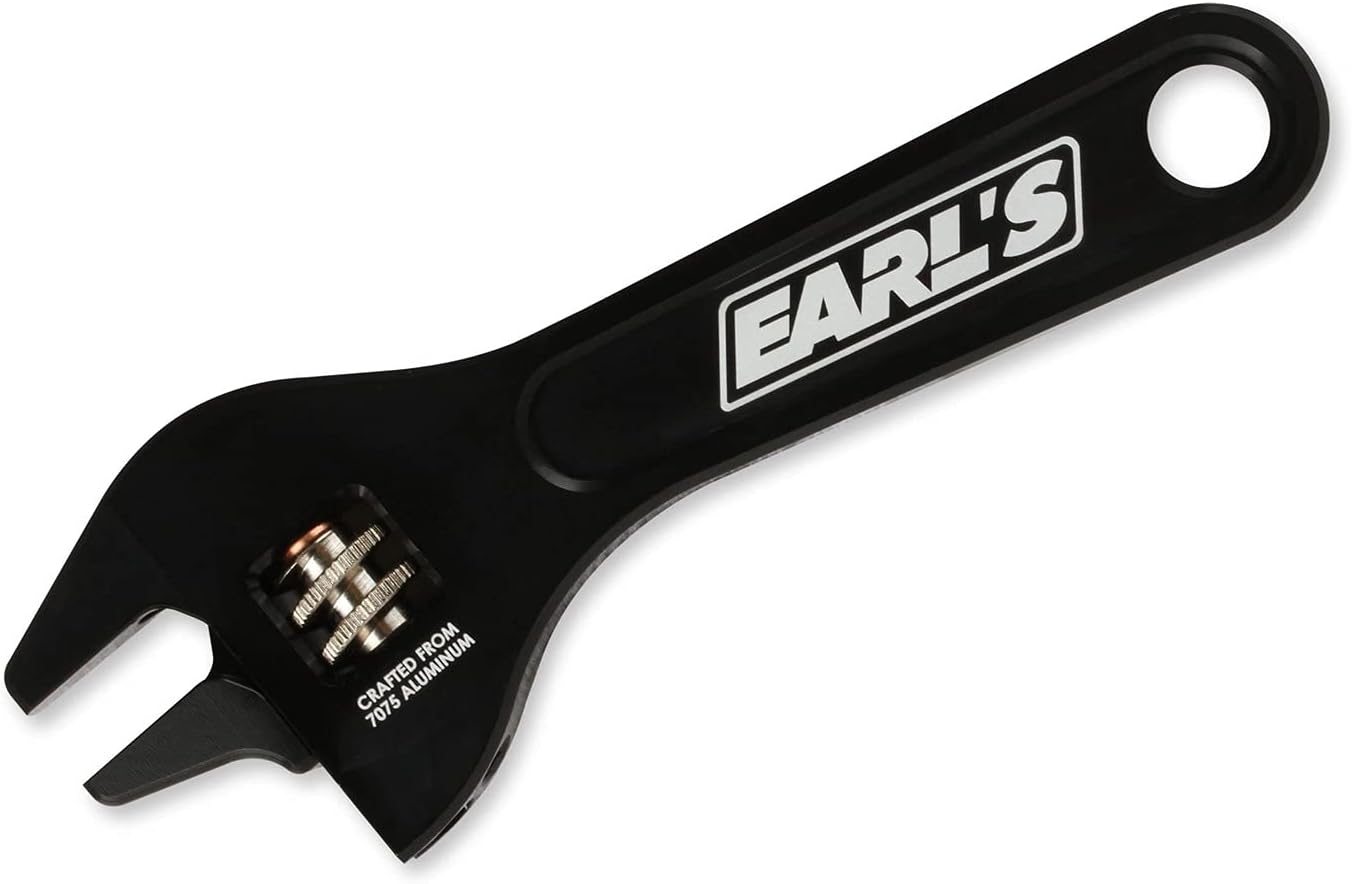Earl's Mini Aluminum Adjustable An Fitting Wrench Fits -3 to -8 AN