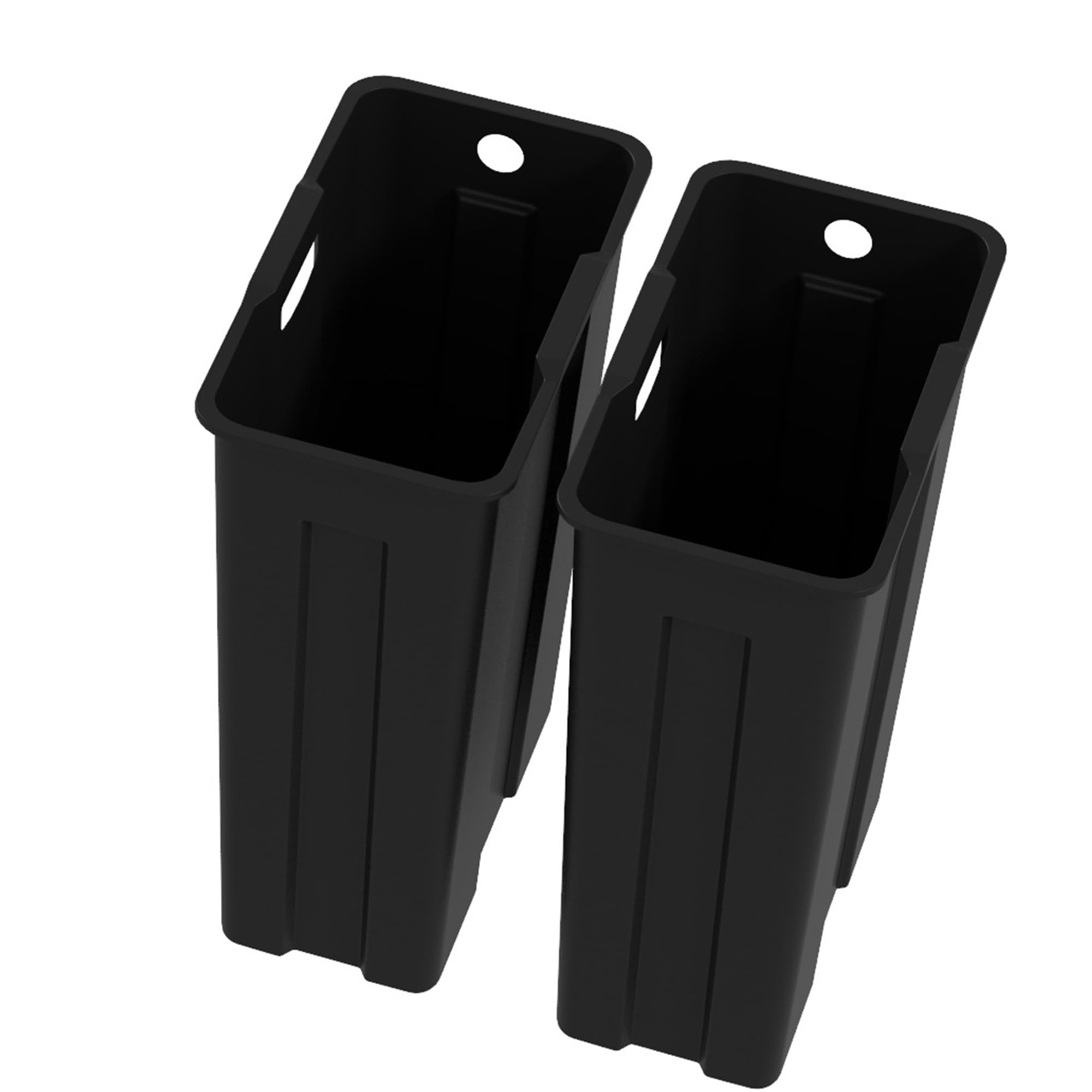 HOMCOM - Papelera de cocina doble, 2 x 20 L, cubo de pedal de acero inoxidable, 2 tapas de cierre suave, cubos interiores extraíbles y asas anti-huellas dactilares, 45,8 x 36 x 51,6 cm