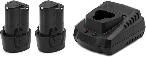 ACDelco AB1207LA-P2C G12 Series 12V Li-ion intercambiable 2 paquetes de baterías con 1 cargador rápido