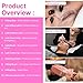 CLIONE PRIME Korean Lash Lift Kit - 5 Sets Eyelash Curling Perm with Upgraded Glue, Easy for Beginner & Professional, Semi Permanent Perming Wave Suitable For Salon, Blue