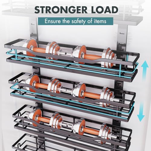 image for Eastherry Over The Door Pantry Organizer，9-Tier Over The Door Organi