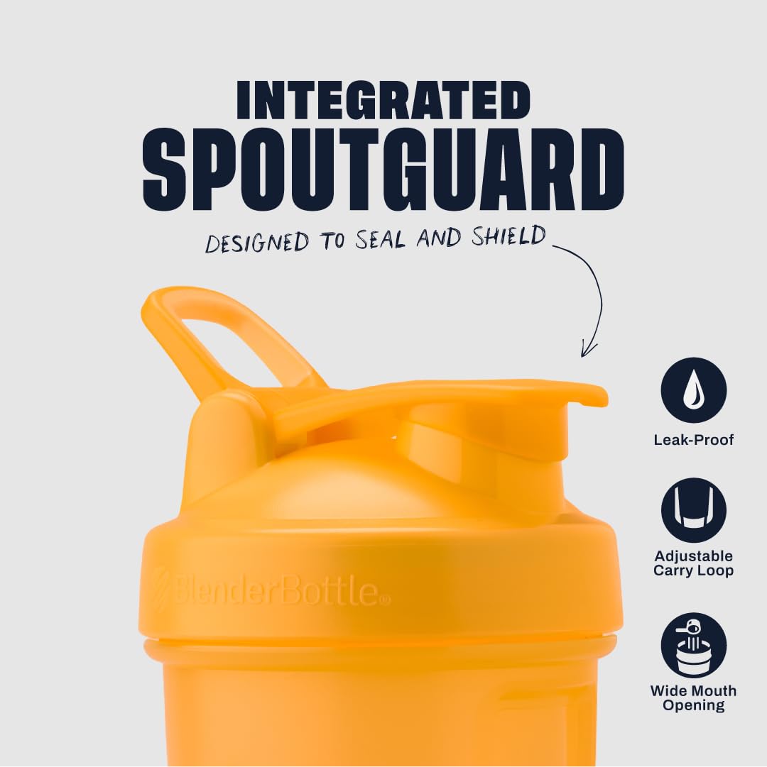 BlenderBottle Classic V2 Plastic Shaker Bottle 28 oz Mango — Amazon image 2