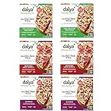 Gourmet Kitchn Daiya Pizza Bundle - 2 Box Supreme Dairy and Gluten Free Fire Roasted Vegetable,...