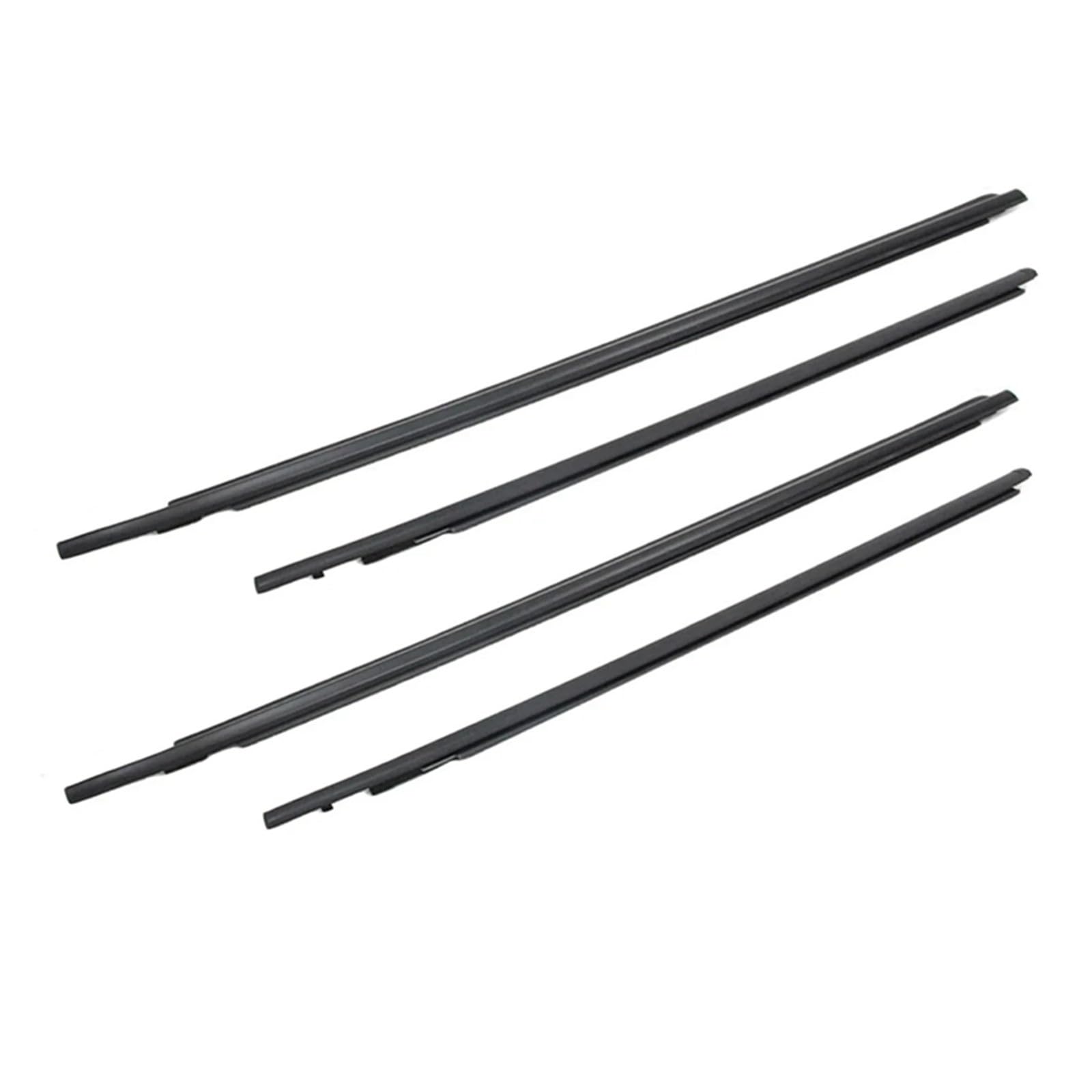 Yplvwsoyq One Color Car Window Seal Strip Compatible With Toyota For Vios 2014 2015 2016 2017 2018 4Pcs Car Window Seal Strip Weatherstrips Sealing Strip 68210-0D090