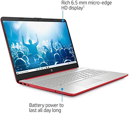Hp 2023 15.6" Hd Laptop Computer Intel Dual-Core Pentium Gold 6405U 16Gb Ddr4 256Gb Ssd Intel Uhd Graphics 605 Hd Webcam Bluetooth Usb-C Hdmi Windows 10 Scarlet Red W/W/Re 32Gb Usb #TOP1