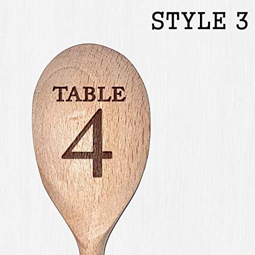 Personalised Beech Wood Wooden Mixing Spoon/Cooking Utensil, Any Text or Message can be Engraved, Gift for Any Occasion