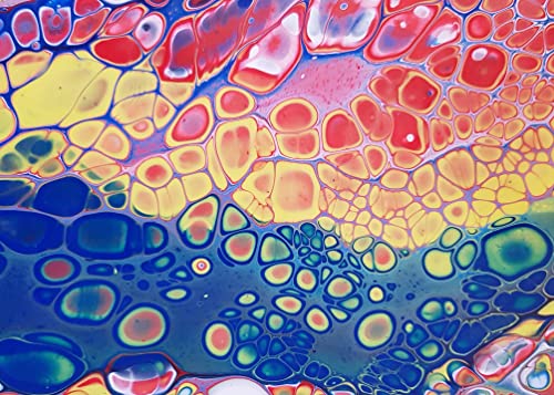 Live4Art Dimethicone Acrylic Silicone Oil For Pouring, 4 Ounces, 1000Cst, For Artists - Non-Toxic, 100% Pure Liquid Oils To Create Cells In Paintings - Professional Fluid Art Supplies #TOP4