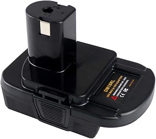 Battery Adapter for Dewalt to Ryobi Battery Adapter, Convert Dewalt 20V Llithium Battery DCB205 DCB207 to Ryobi 18V One+Battery P107 P108, with 5V 2.1A(Max) USB Charge