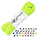 Paracord Planet 100' Hanks Parachute 550 Cord Type III 7 Strand Paracord Top 40 Most Popular Colors (Neon Green)