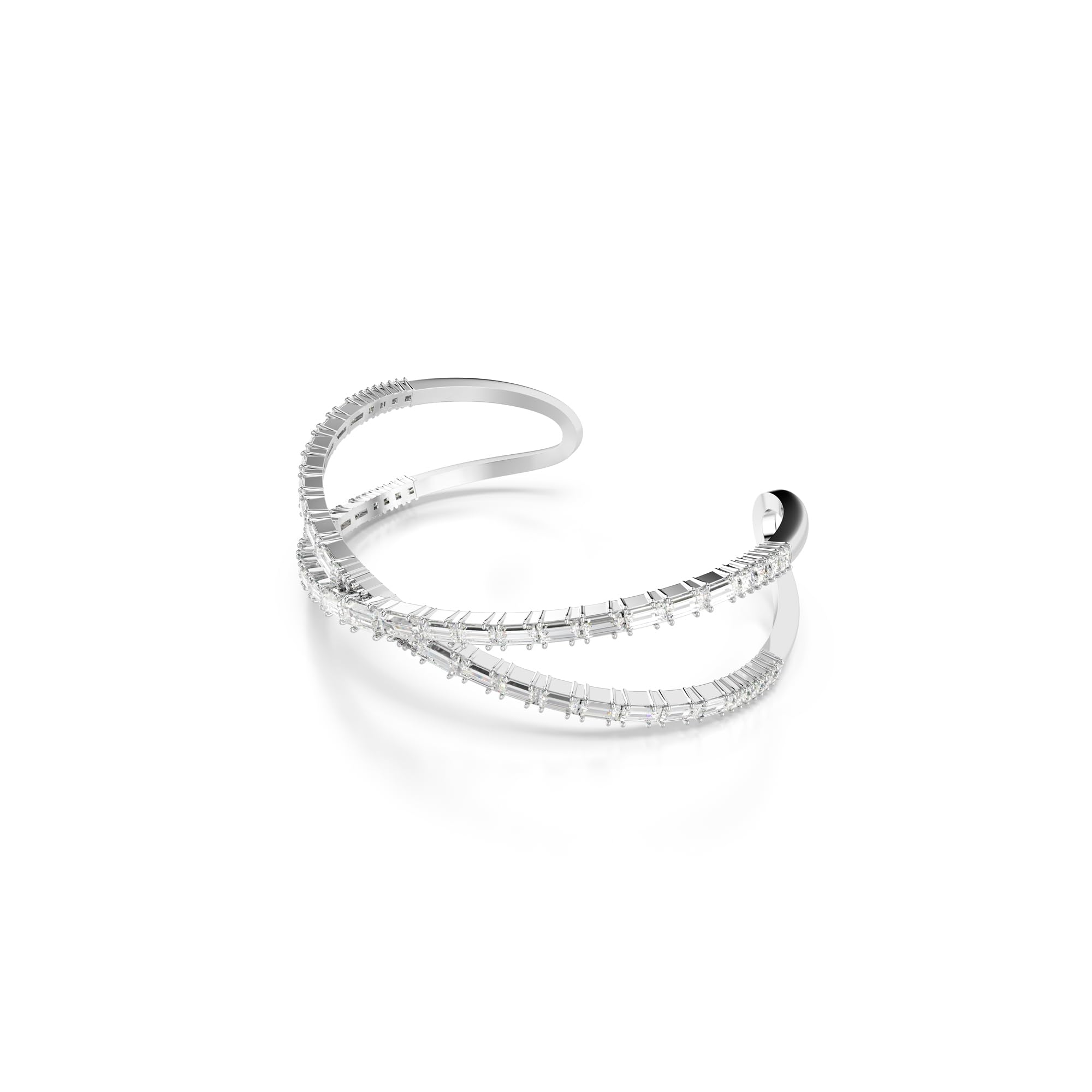 Swarovski Women Hyperbola Cuff, Infinity, White, Rhodium Plated (B0CN37C69Y) Amazon Price History, Amazon Price Tracker