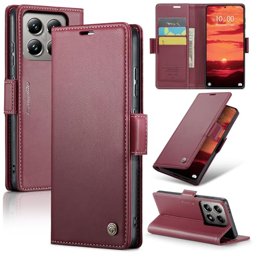 RicYeel Xiaomi 14T Pro �Ή� �P�[�X �蒠�^ ���z�^ �J�[�h�|�P�b�g�t�� �������U�[ 14T Pro �p �Ռ��z�� �X�}�z�P�[�X �S�ʕی� �J�[�h���[ �X�^���h�@�\ �g�уJ�o�[ ���C�o�b�N���t�� �X�g���b�v�z�[���t�� (���b�h)