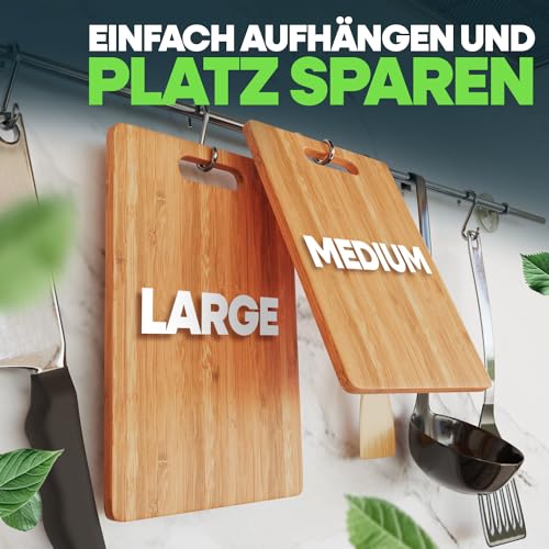 Antibakterielles Schneidebrett Sidorenko Loco Bird aus Holz 3er Set