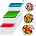 12Pcs Reusable Mesh Produce Bags, Washable Premium Through Lightweight Mesh Bags, Eco Friendly Toy Fruit Vegetable Produce Bags with Drawstrings for Home Shopping Grocery Storage - 3 Various Sizes