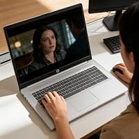 HP 17 Laptop, 17.3" FHD Display, 8GB DDR5 RAM, 512GB SSD, AMD Ryzen 5 Processor(Beats i7-1165G7, Up to 4.3GHz), Lifetime MS Office + Windows 11 Pro, Alpacatec Accessories, Silver, Video Editing Laptop — image 6