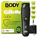 Gilletten Labs i5 Body + Intimate Trimmer Trimmer Herren, Schwarz/Grün