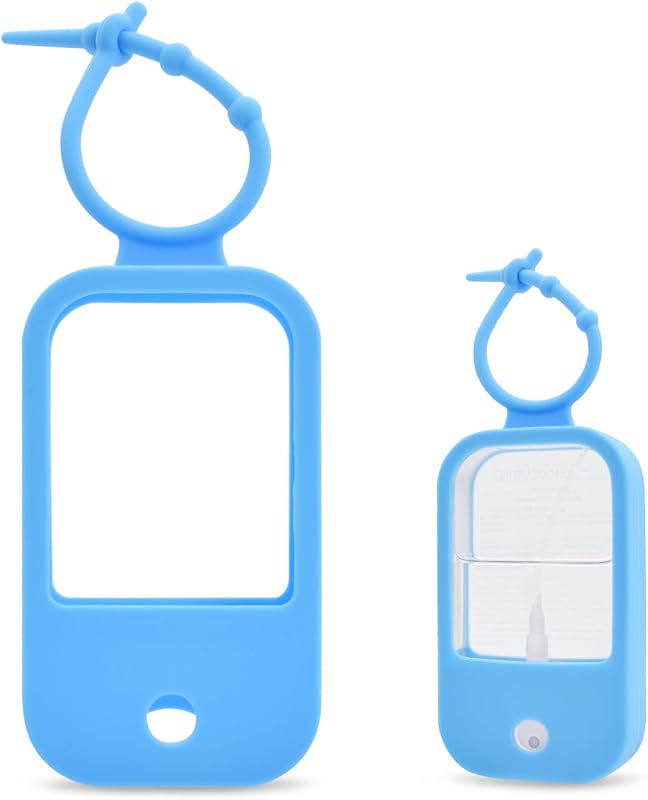FUNAUPGO Estojo de silicone compatível com Touchland Power Mist e Glow Mist de 30 mL com chaveiro
