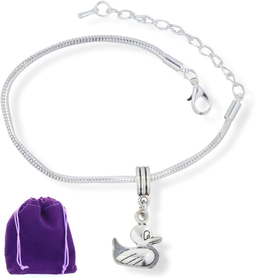 Duck Jewelry for Women and Men - Nice Duck Stuff and Duck Charms A Duck Bracelet for Women or Rubber Duck Accessories and Rubber Duck Jewelry or Duck Gift and Ducks for Women or Duck Gifts for Women