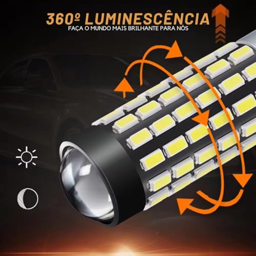 Par Lâmpada Pingo T10 78 Leds Canbus