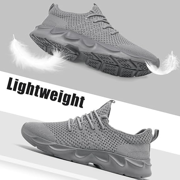 Image of EGMPDA Men's Tennis Shoes Slip On Running Walking Sneakers Casual Fashion Workout Gym Athletic Sport Hiking Sneakers Non Slip Shoe for Men