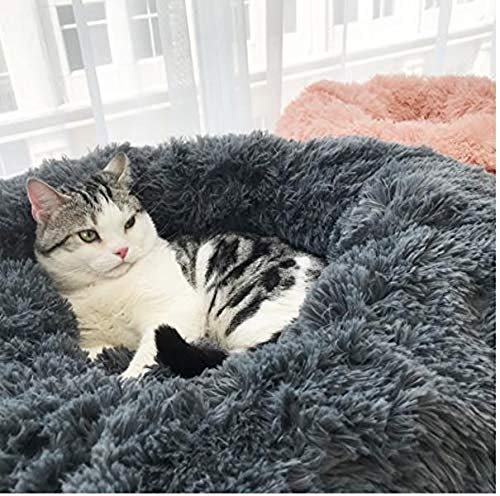Lit pour chat et chien avec matelas lavable résistant et antidérapant gris - 6