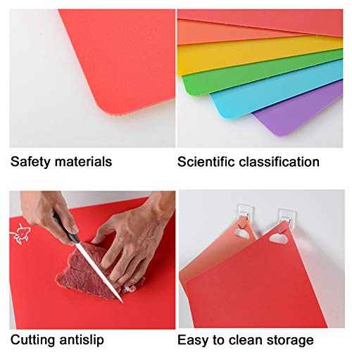 Tábuas de cortar, tábua de legumes, antiderrapante, seguro para máquina de lavar louça Flexível anti