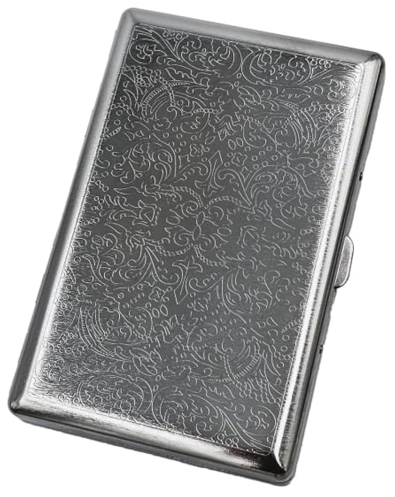 財布・ケース・小物入れ Vintage Cigarette Case Cigarette Case Victorian Retro Style Metal Holder for
