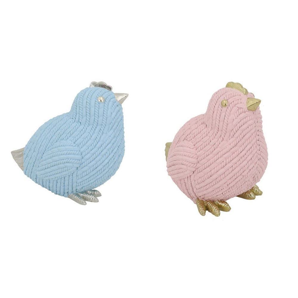 DKD Home Decor Resin Bird Figurine (15.5 x 12 x 14.5 cm) (2 Pieces) (Reference: S3019662)